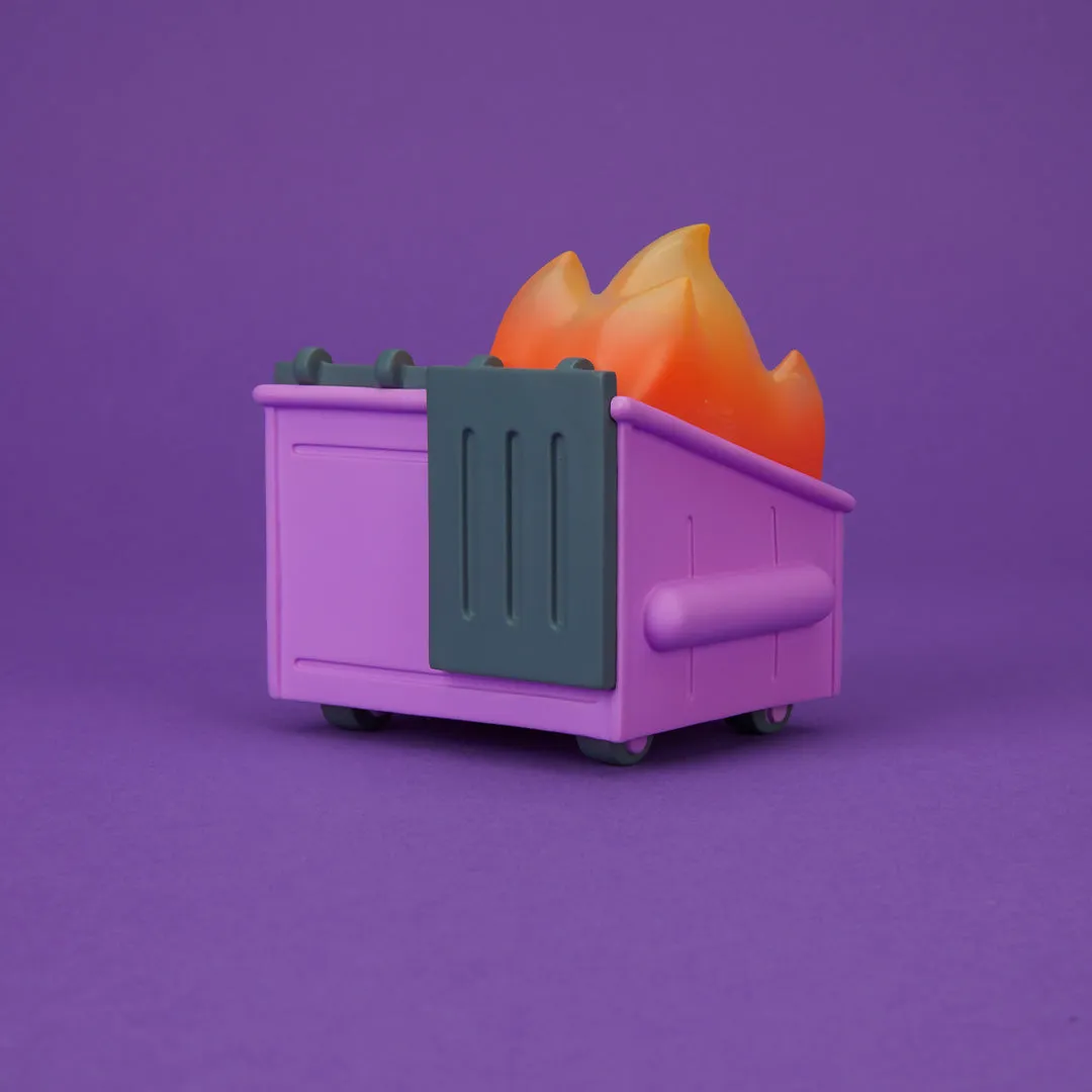 100% Soft - "Dumpster Fire (Cough Syrup Purple)" Vinyl Figure