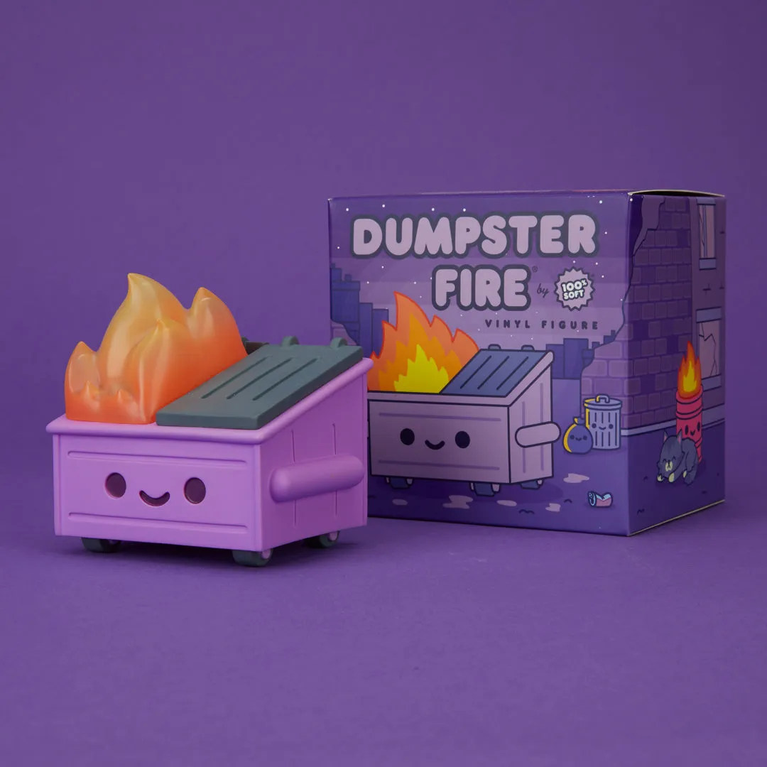 100% Soft - "Dumpster Fire (Cough Syrup Purple)" Vinyl Figure