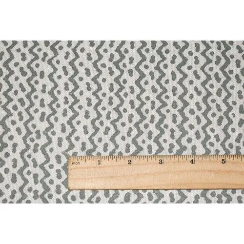 2 7/8 YD PC - Sage Green/Beige Indoor/Outdoor Tribal Printed Woven Decorating Fabric