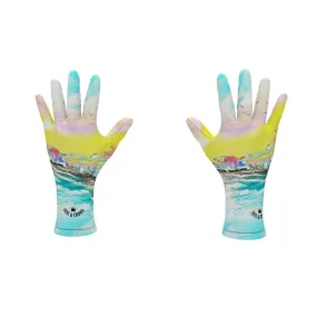 #300 JAXS N CROWN FLEECE GLOVES beach, print