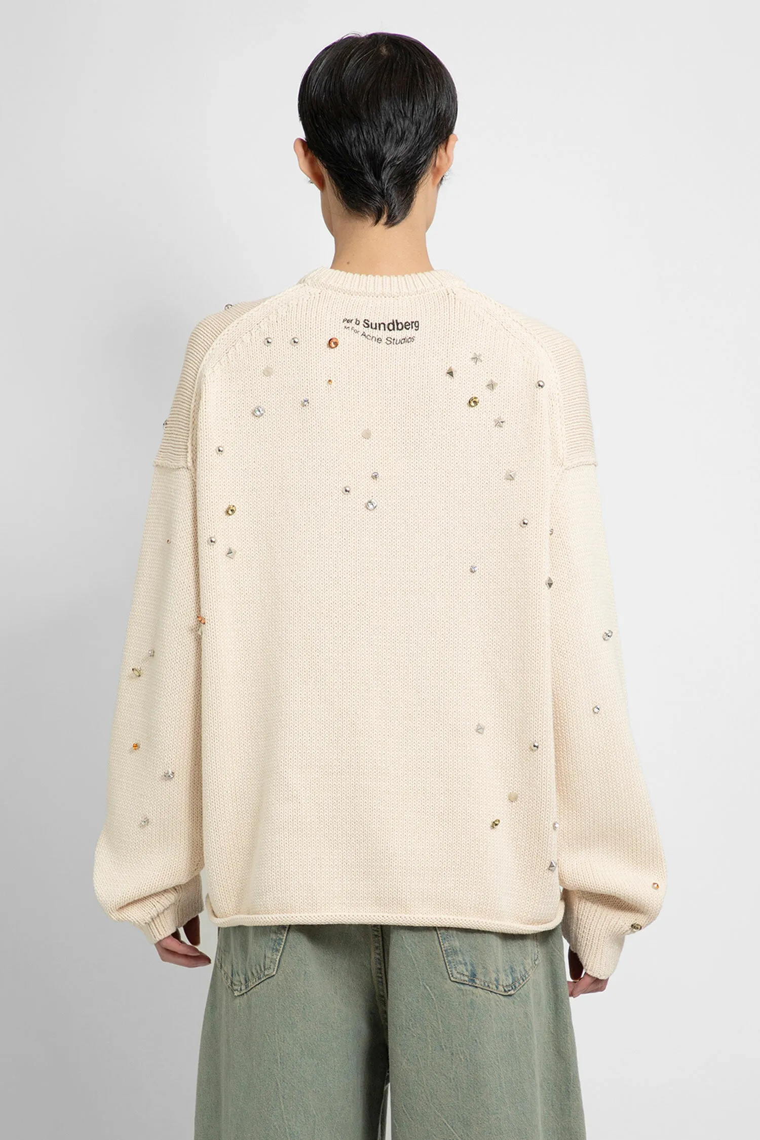 ACNE STUDIOS MAN BEIGE KNITWEAR