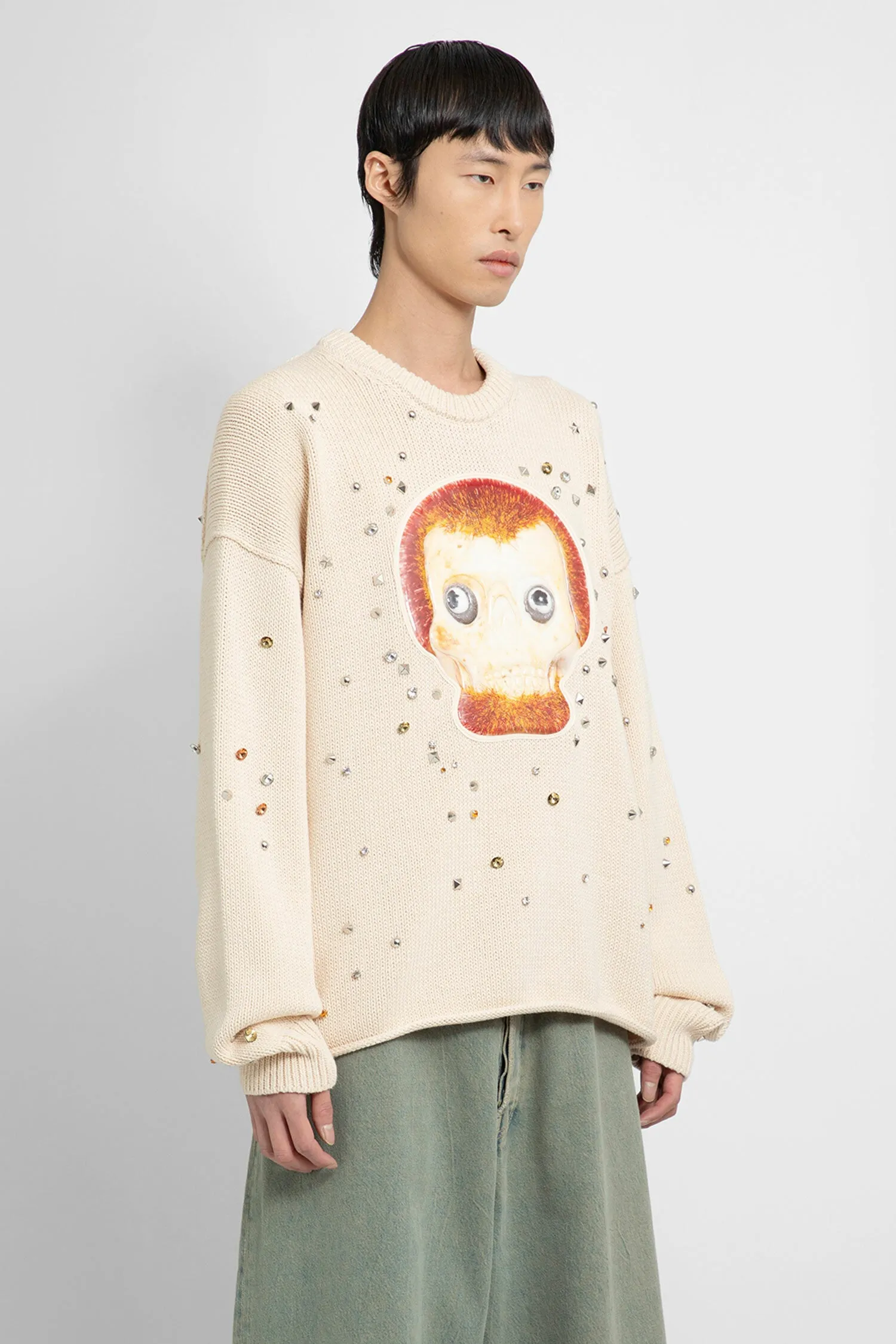 ACNE STUDIOS MAN BEIGE KNITWEAR