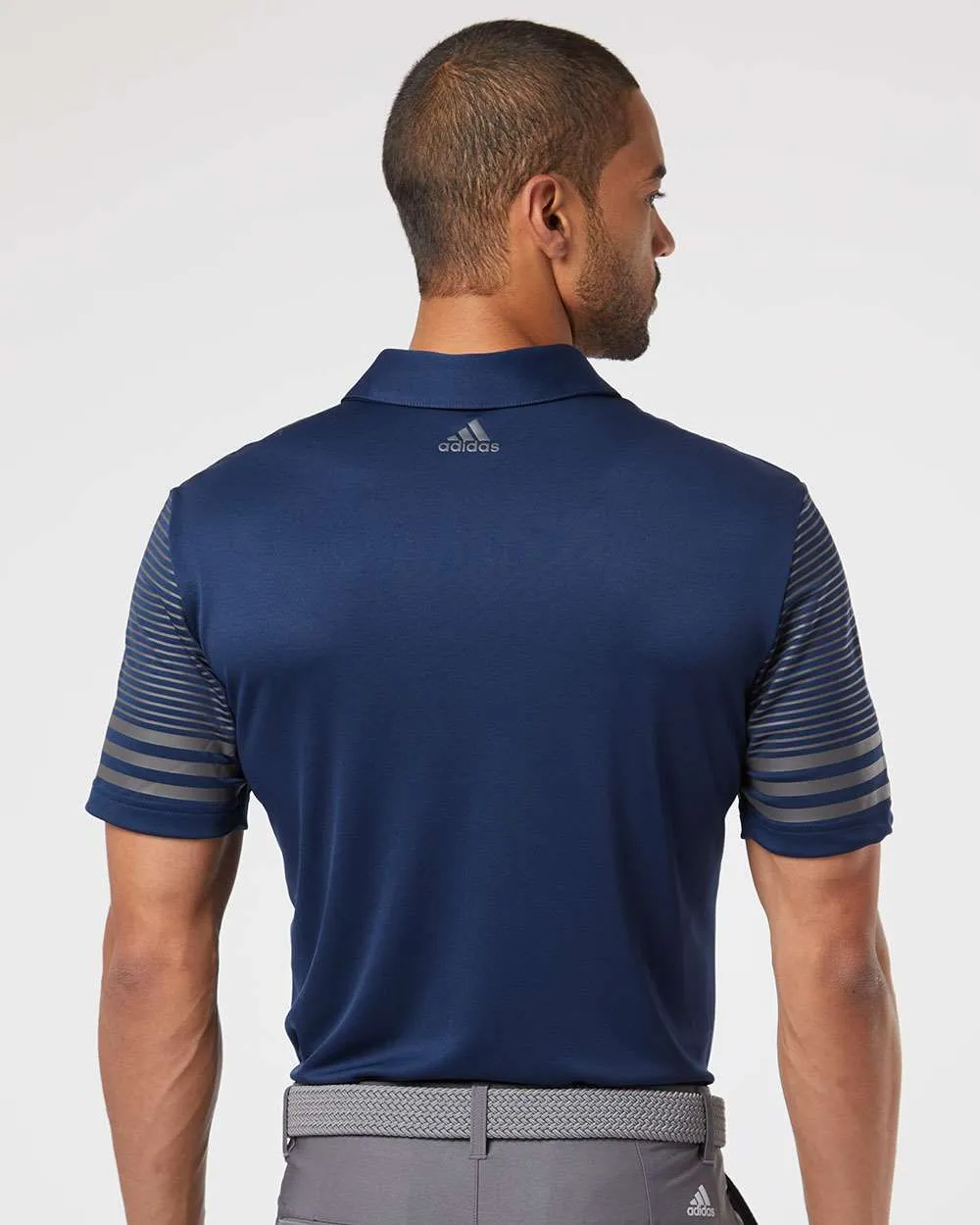 Adidas Striped Sleeve Sport Shirt