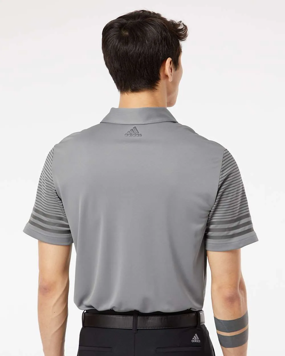 Adidas Striped Sleeve Sport Shirt
