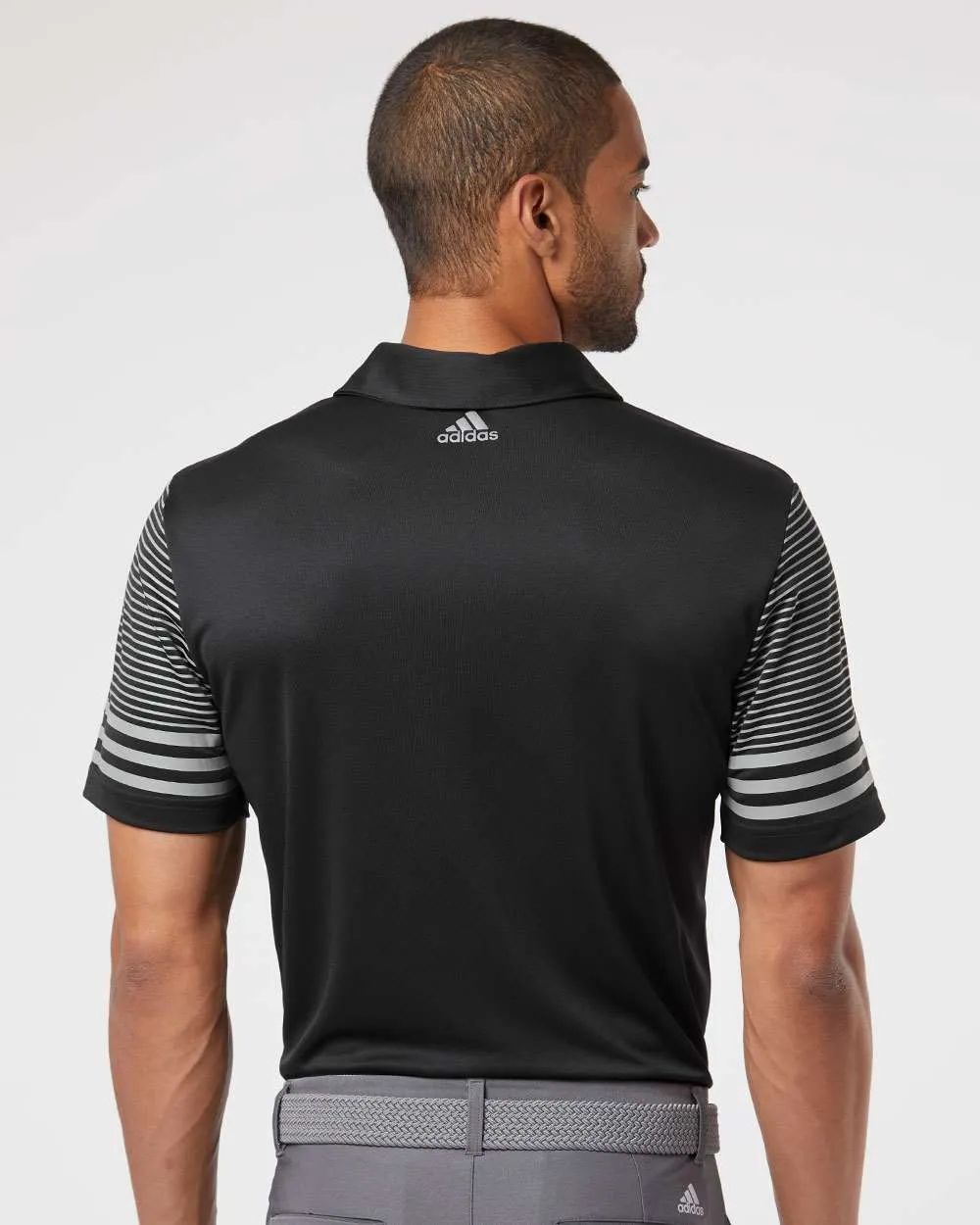 Adidas Striped Sleeve Sport Shirt