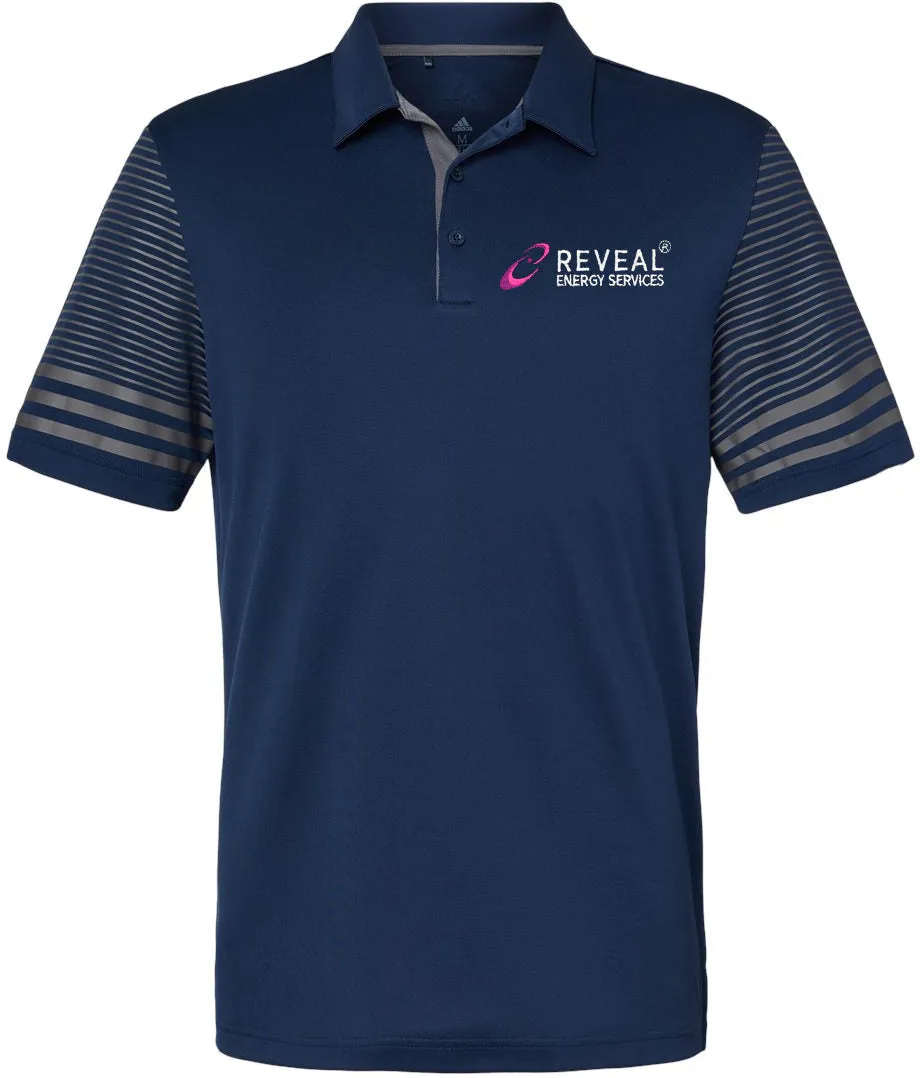 Adidas Striped Sleeve Sport Shirt