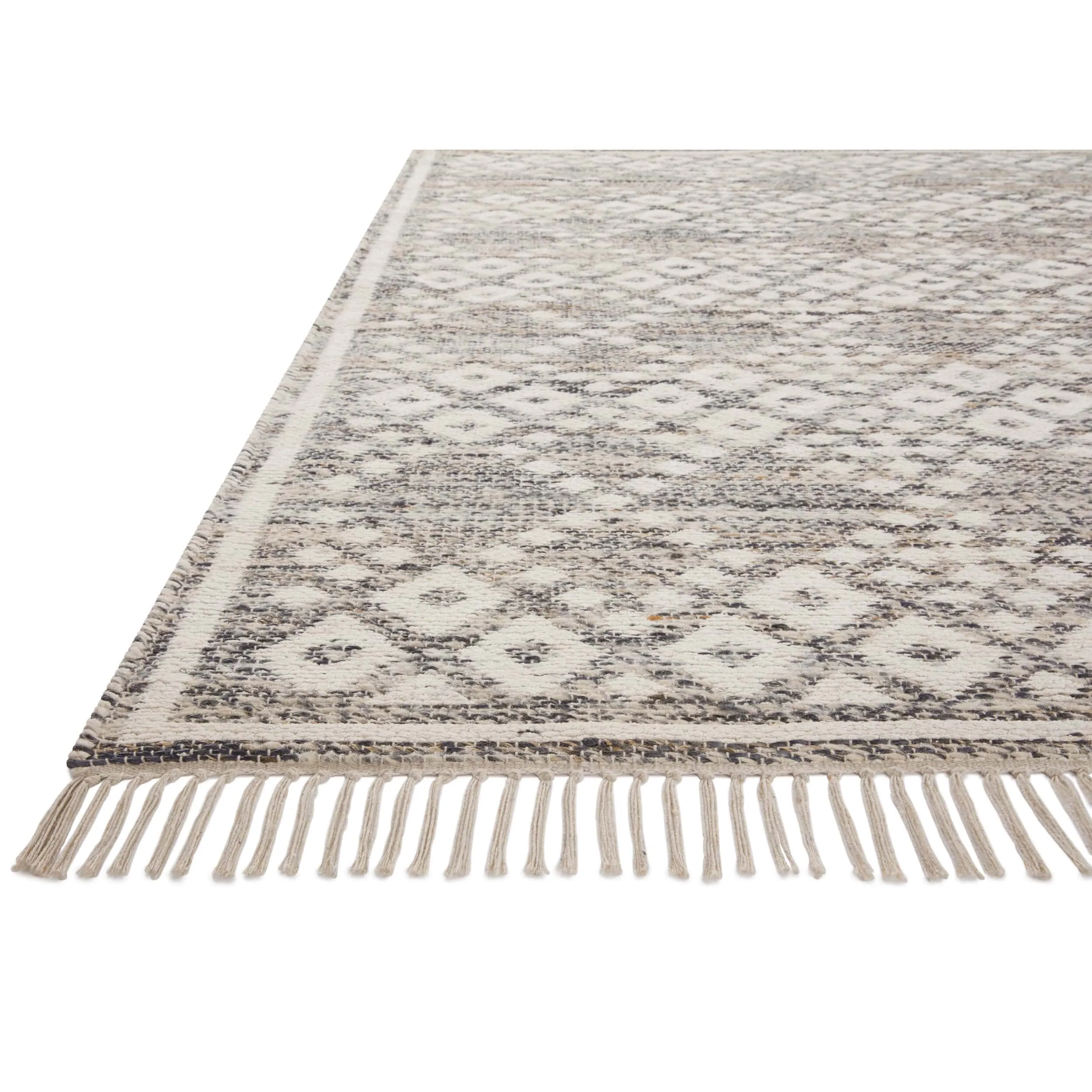 Angela Rose × Loloi Rug Rivers RIV-01, Denim/Ivory