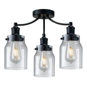 Apolo 3Lt Flush Ceiling Light - Various Finish