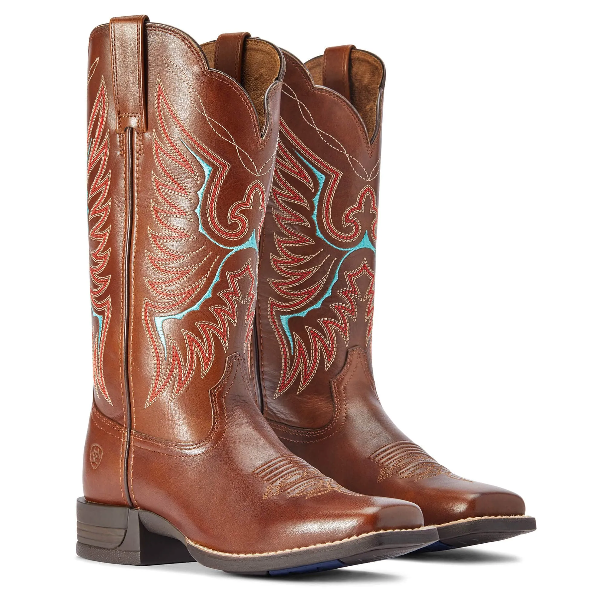 Ariat Women's Rockdale Naturally Distressed Brown Western Boots 10042389