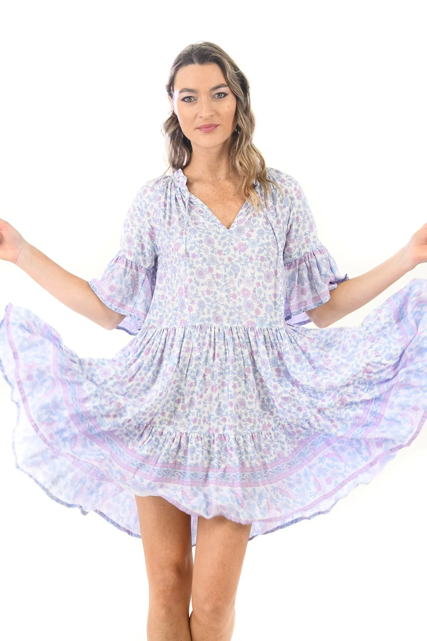 Ayanna Dress Short / Mist