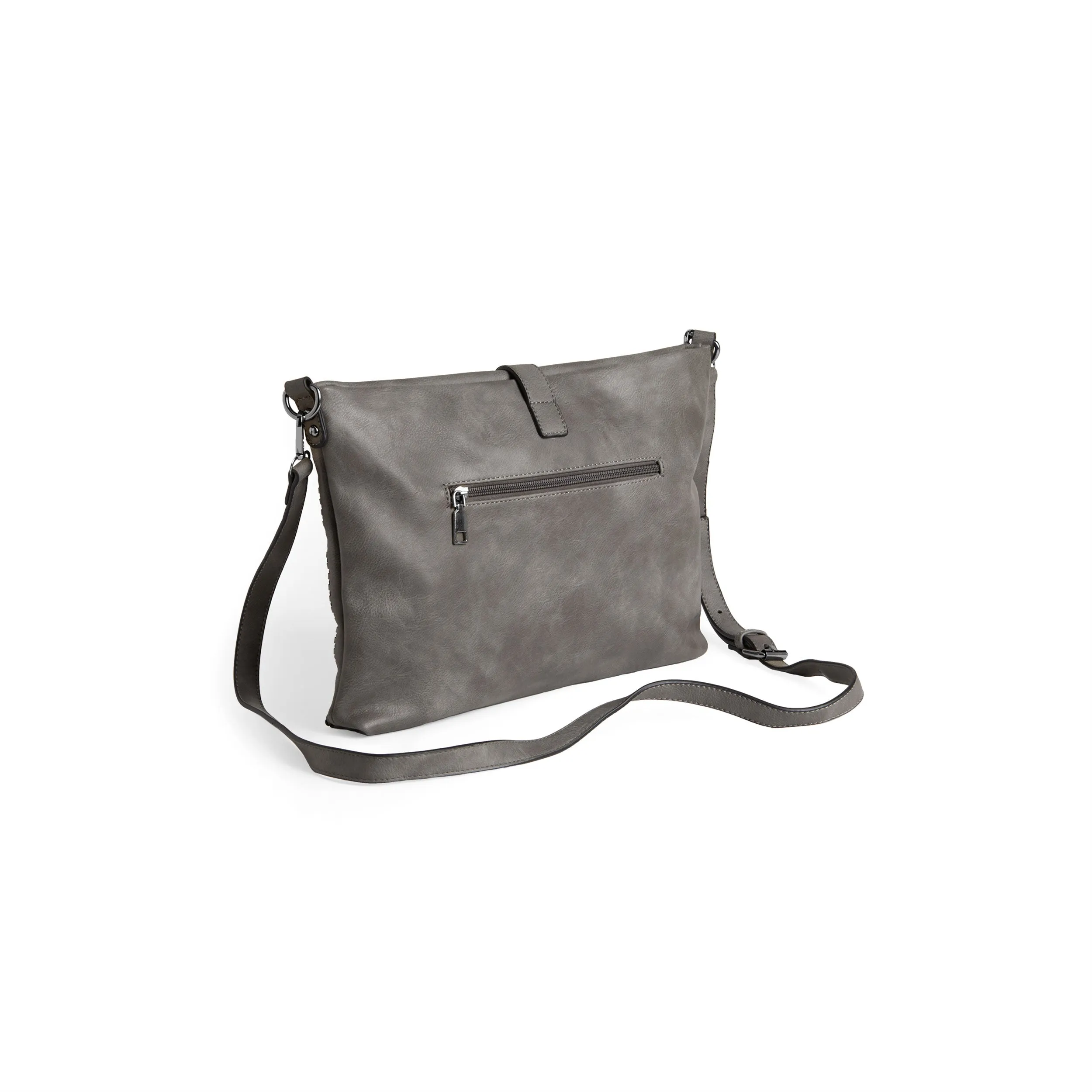 Billie Crossbody Bag w/ Tassel - Smokey Grey