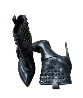 Black Boots Ankle Heels Michael Kors, Size 6.5