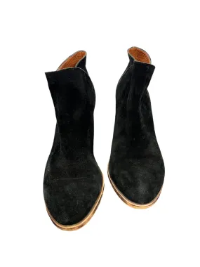 Boots Ankle Heels By Lucky Brand In Black, Size: 9.5