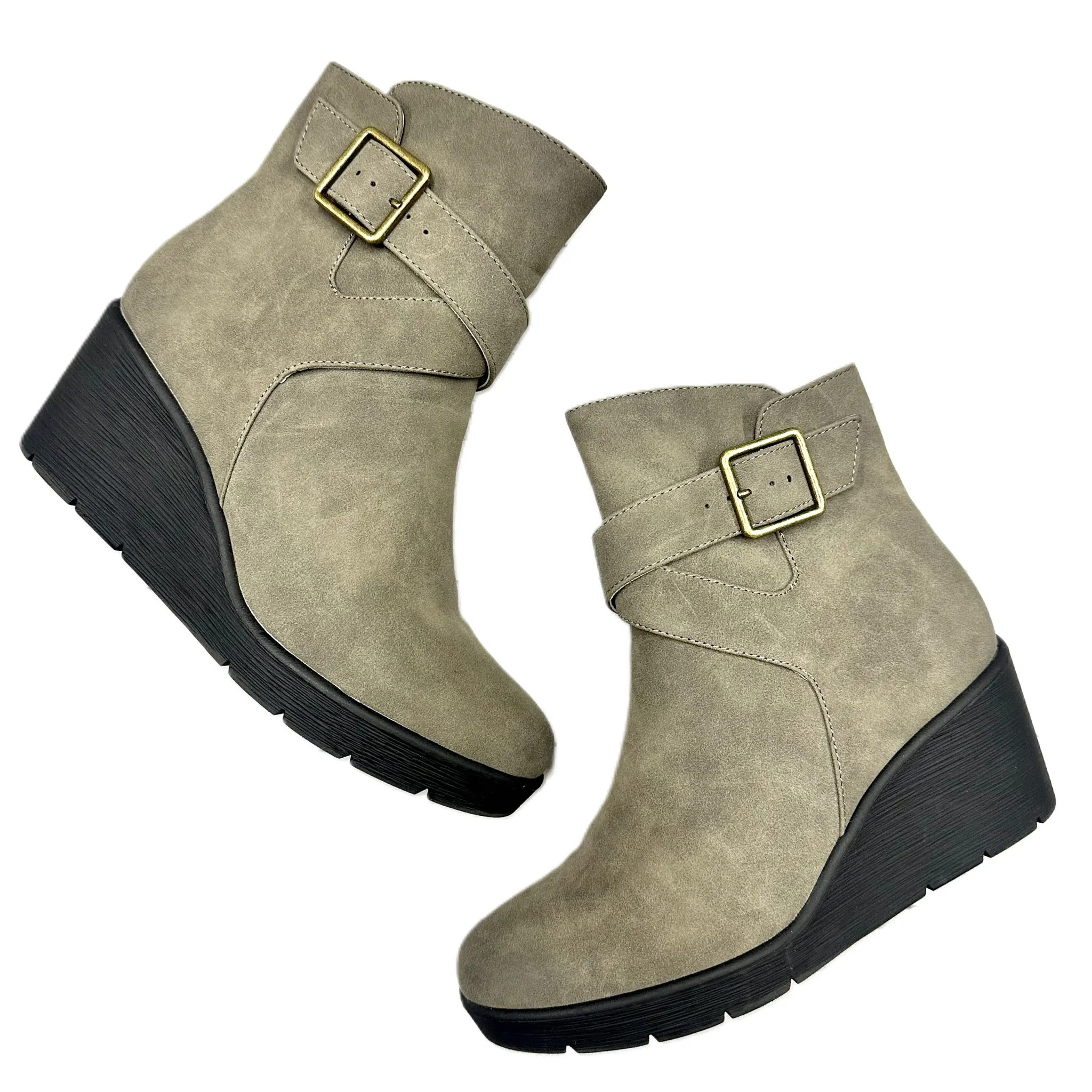Boots Ankle Heels By Naturalizer In Grey, Size: 6.5