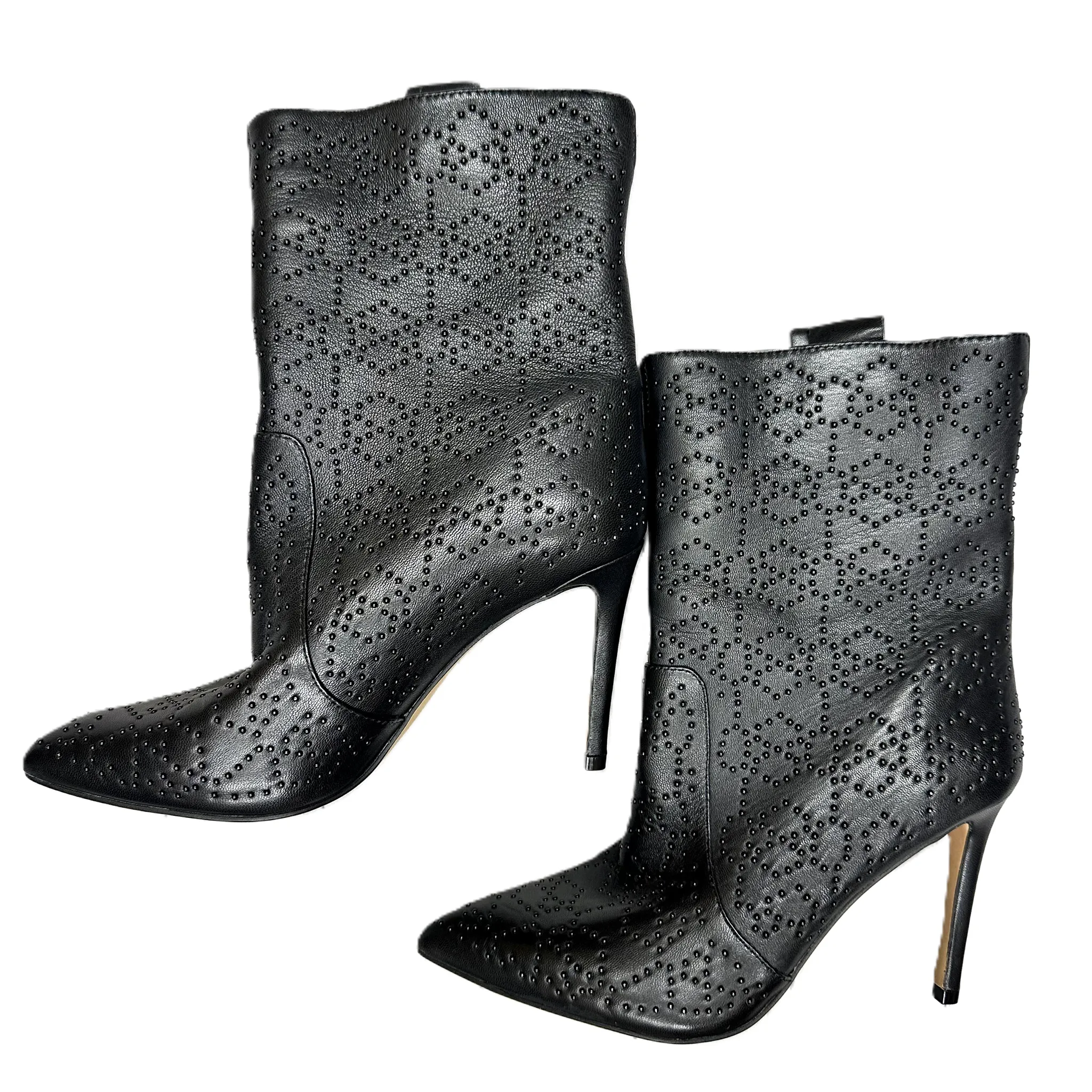 Boots Ankle Heels By Vince Camuto In Black, Size: 7.5