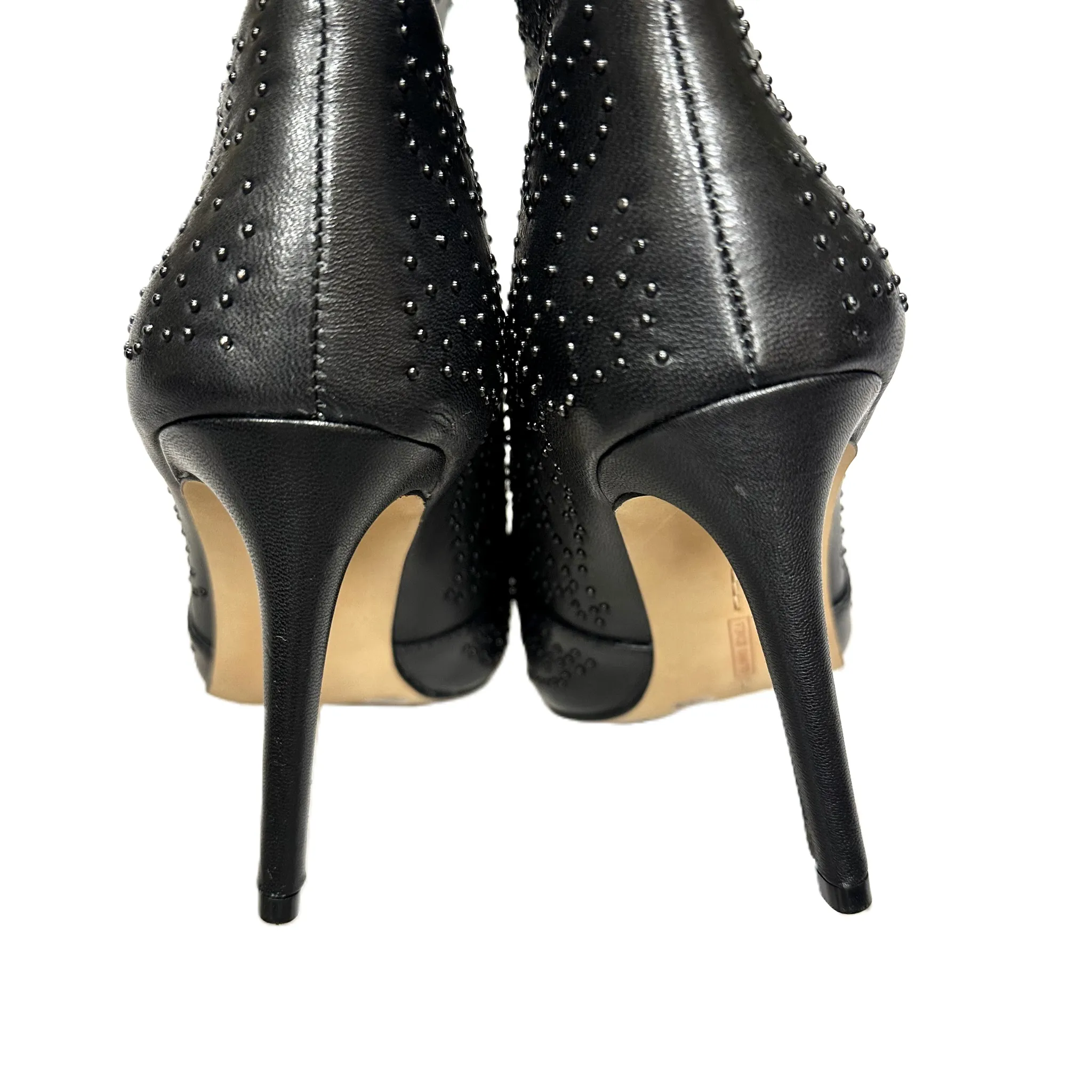 Boots Ankle Heels By Vince Camuto In Black, Size: 7.5