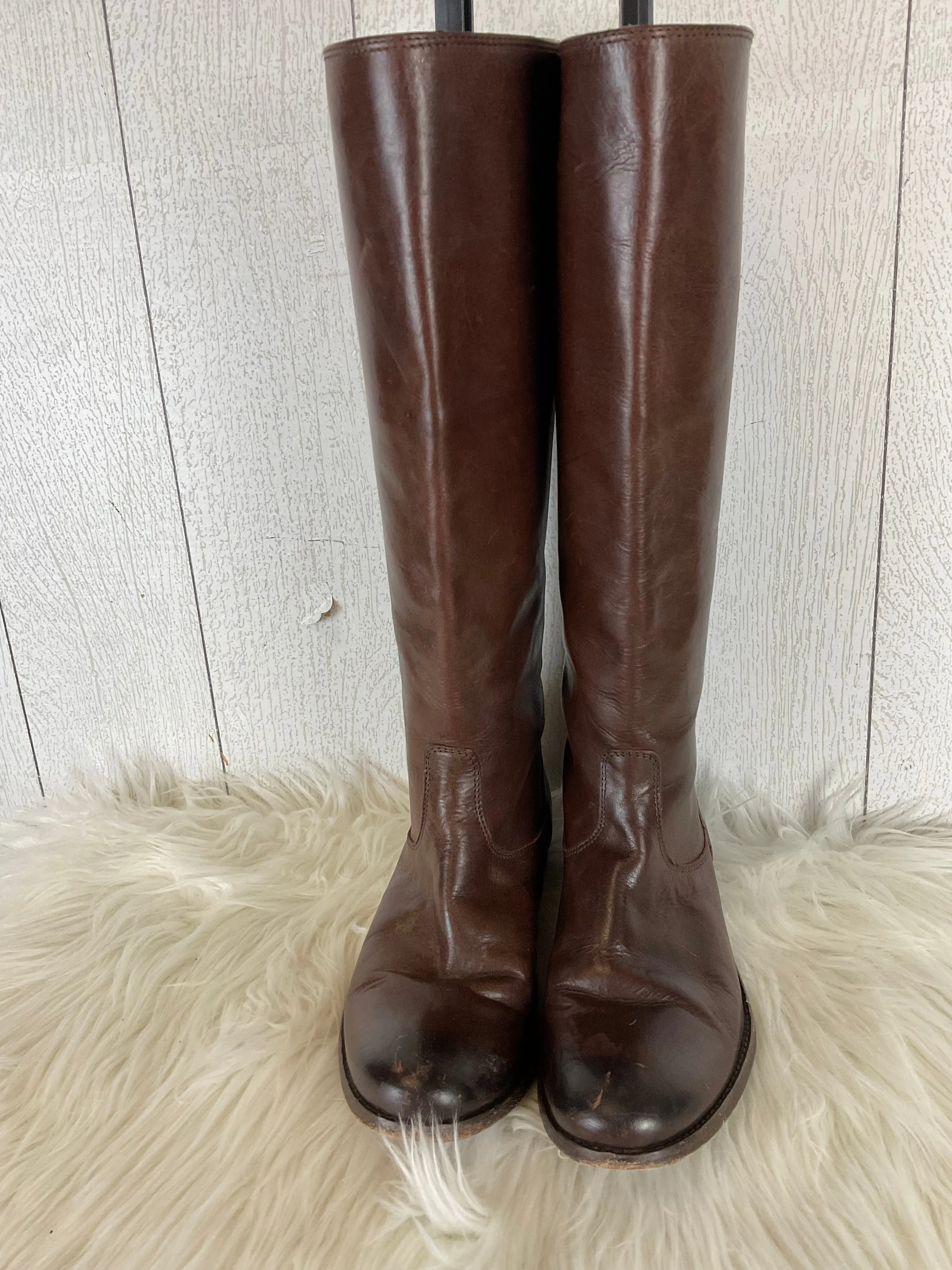 Boots Designer By Frye In Brown, Size: 7