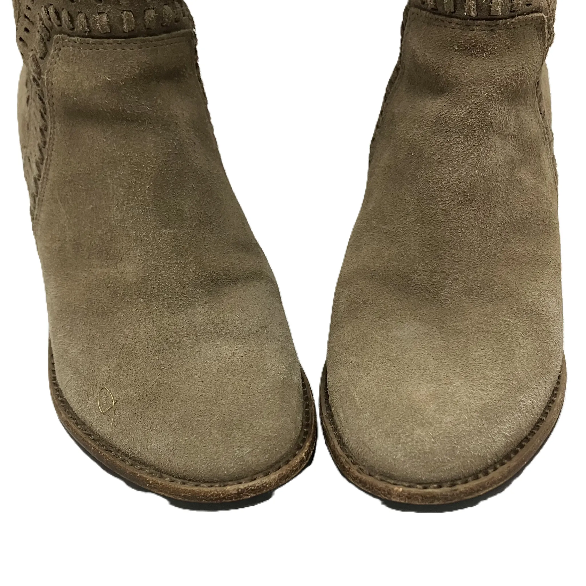 Boots Knee Heels By Vince Camuto In Taupe, Size: 7