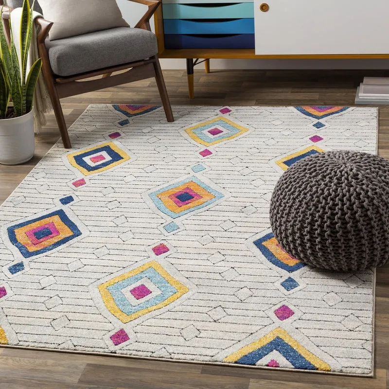 Branchgaf Bohemian/Global Area Rug