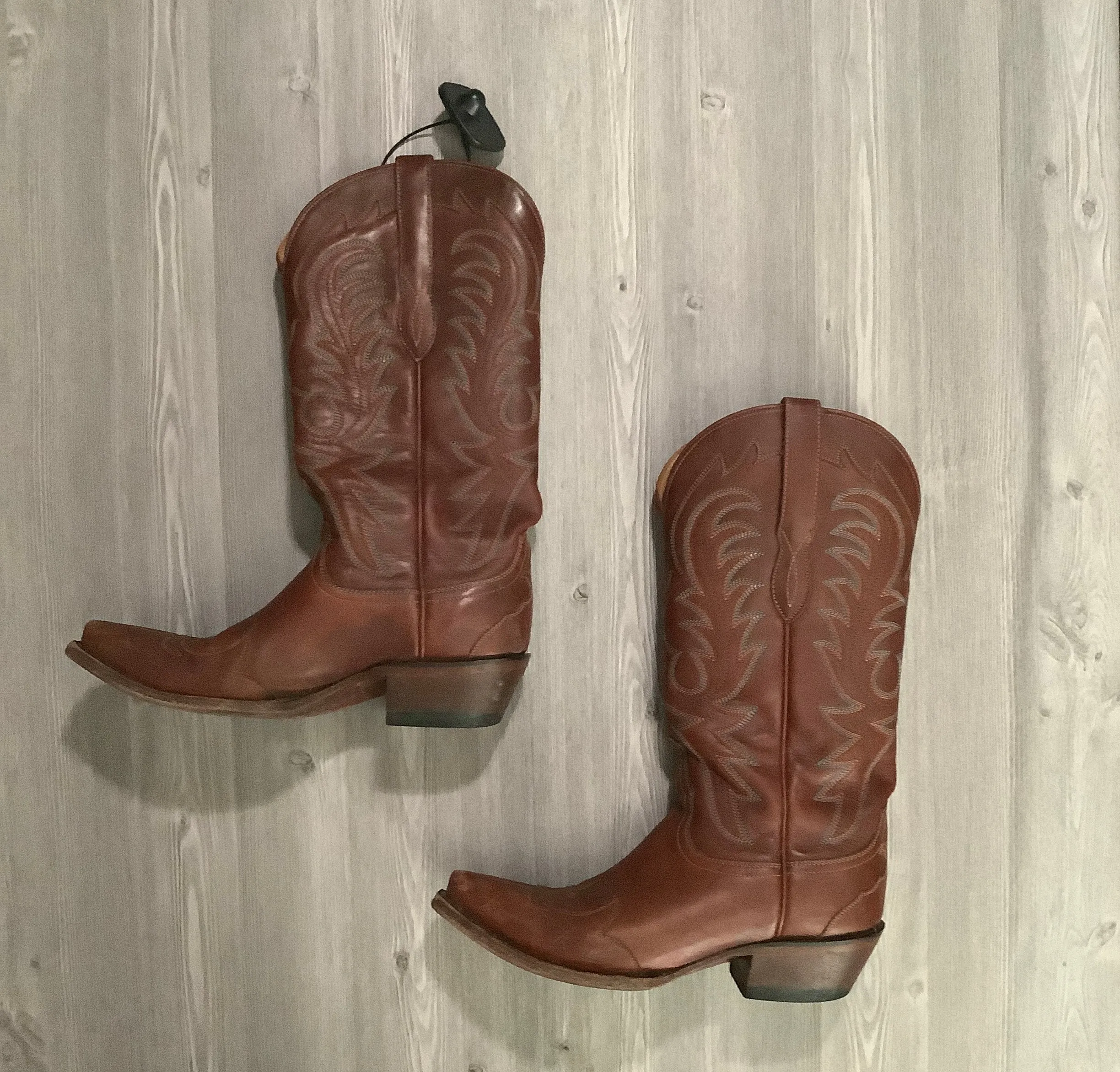 Brown Boots Western Lucchese, Size 6.5