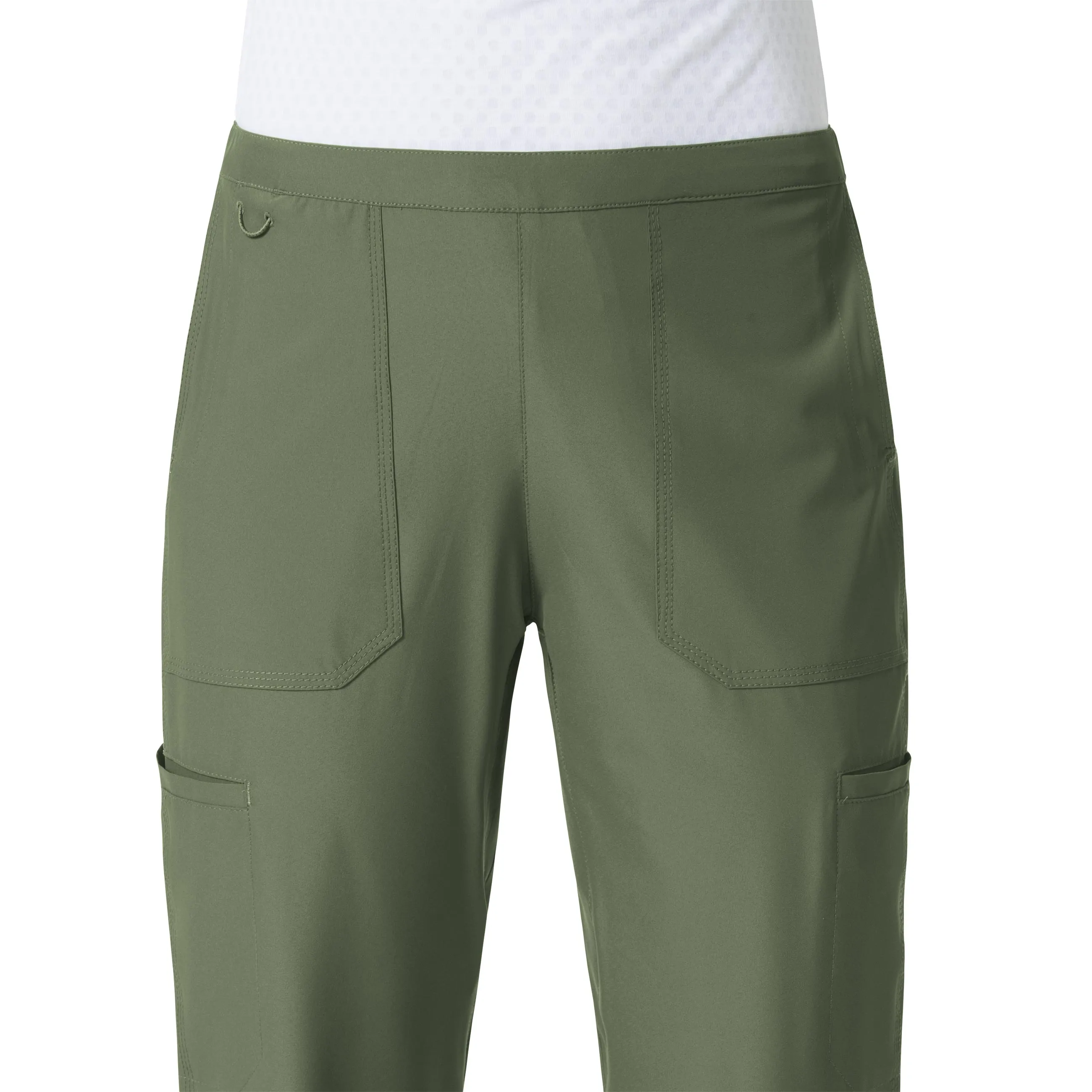 Carhartt Force Liberty Women's Flat Front Straight Leg Scrub Pant - Olive