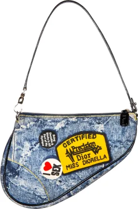 Christian Dior Miss Diorella Trompe L'oeil Limited Edition Mini Saddle Bag