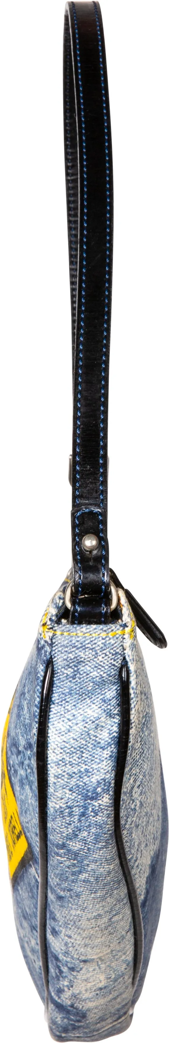 Christian Dior Miss Diorella Trompe L'oeil Limited Edition Mini Saddle Bag