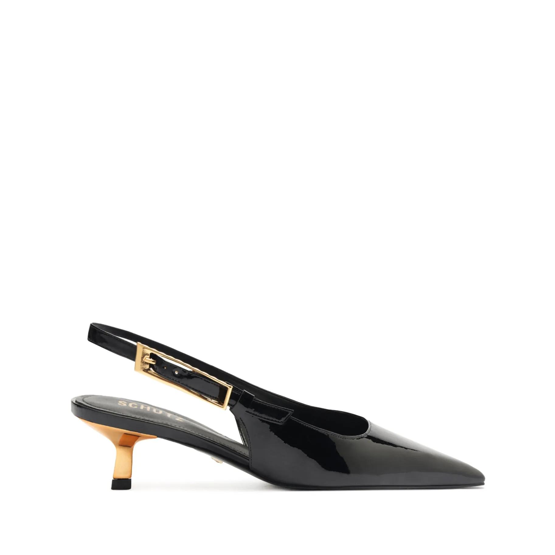 Ciara Mid Patent Leather Pump