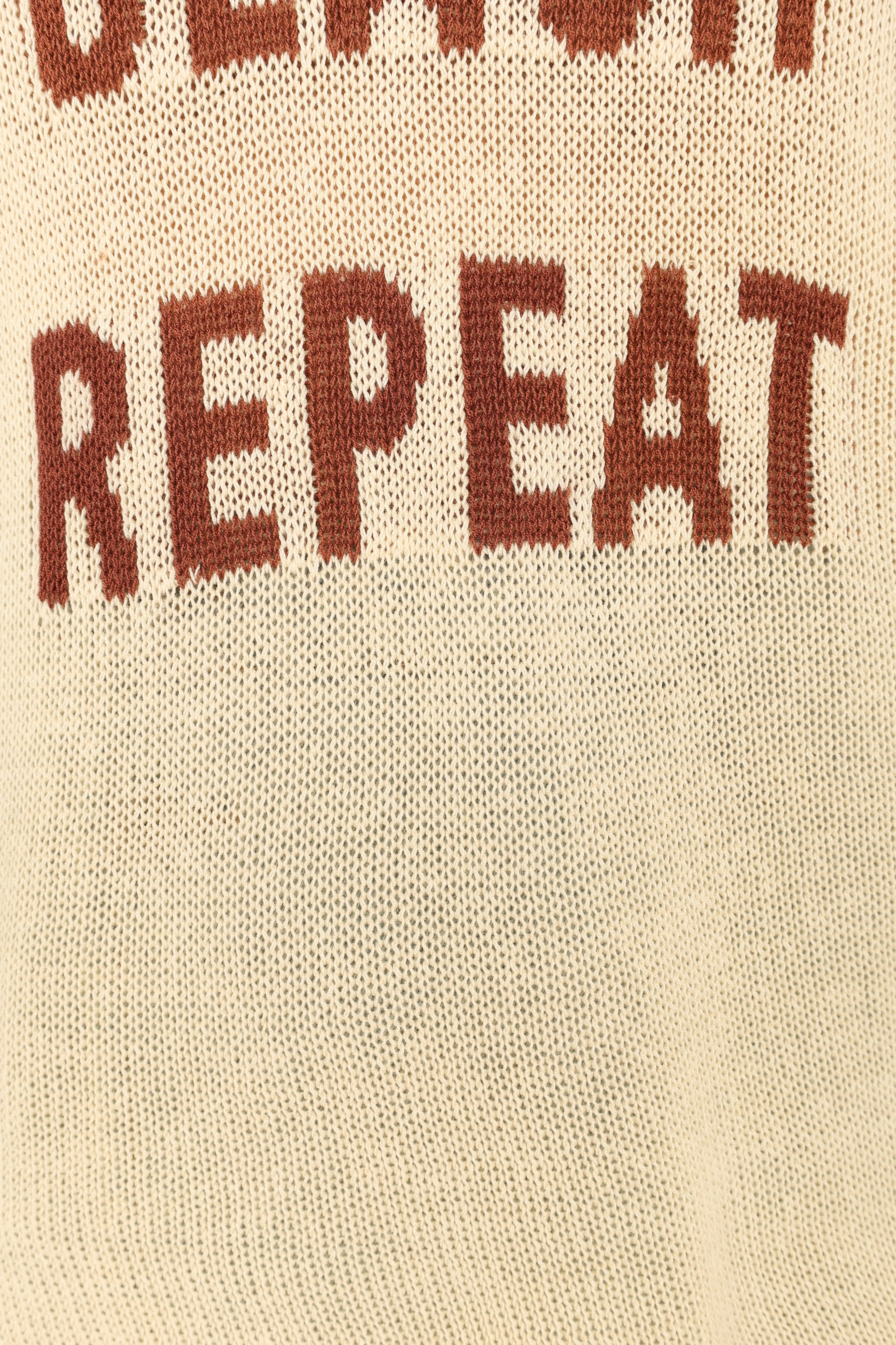 Coffee Beach Knit Sweater - Cream