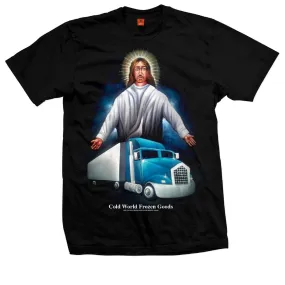 Cold World Keep Truckin Tee - Black