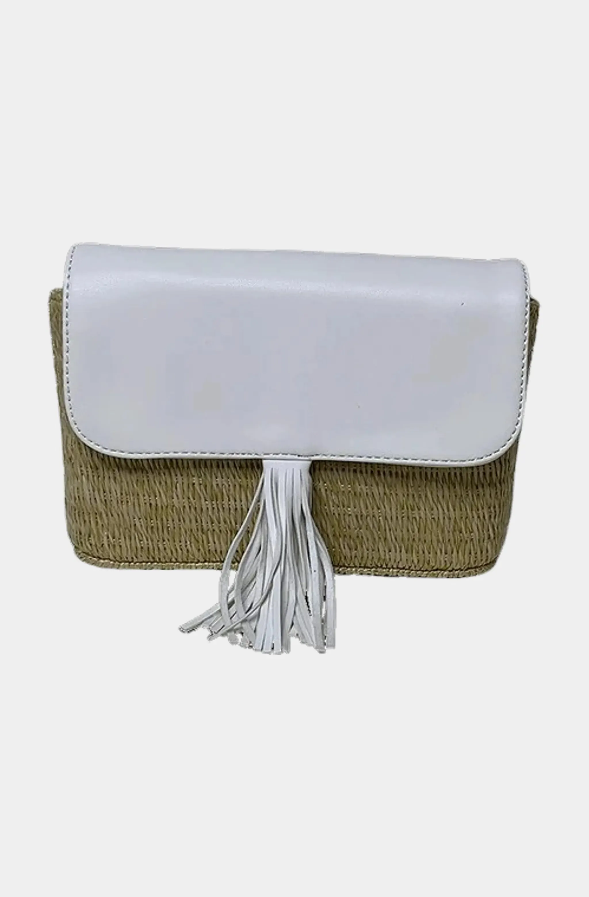 Colleen Raffia Crossbody Bag