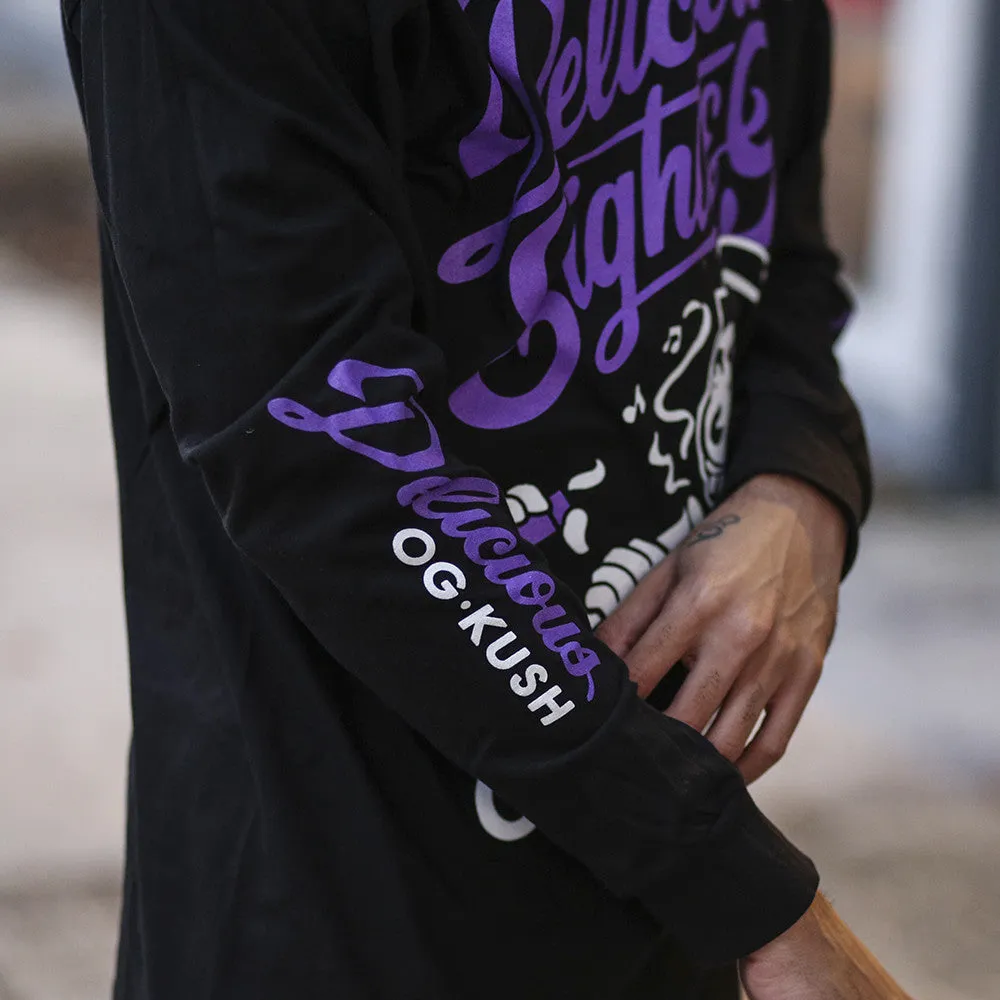 Delicious L/S T Shirt Purple