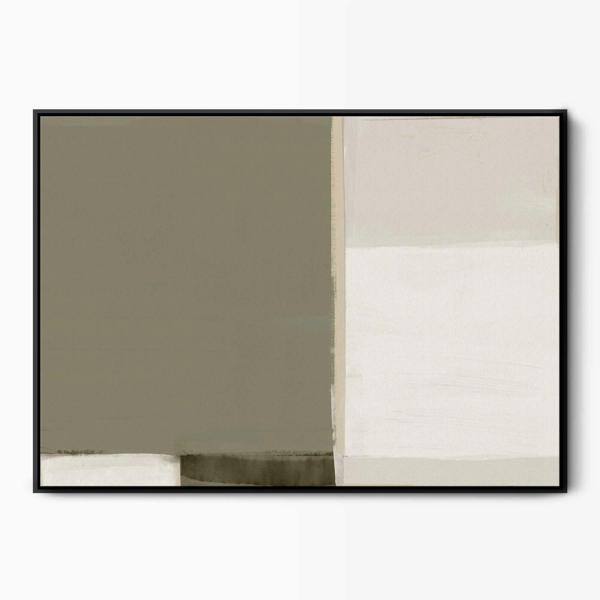 Down To Earth Framed Abstract Canvas Art