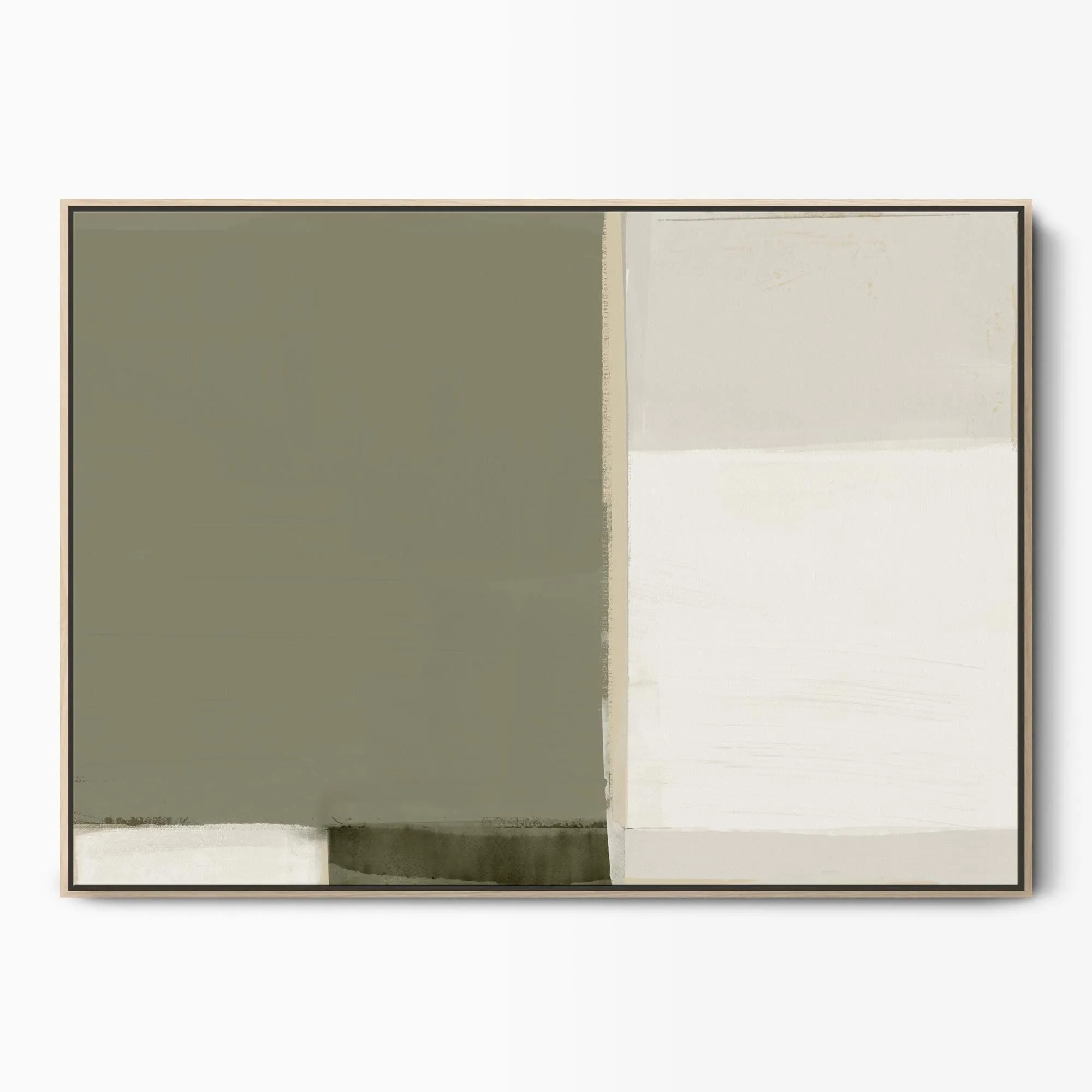 Down To Earth Framed Abstract Canvas Art