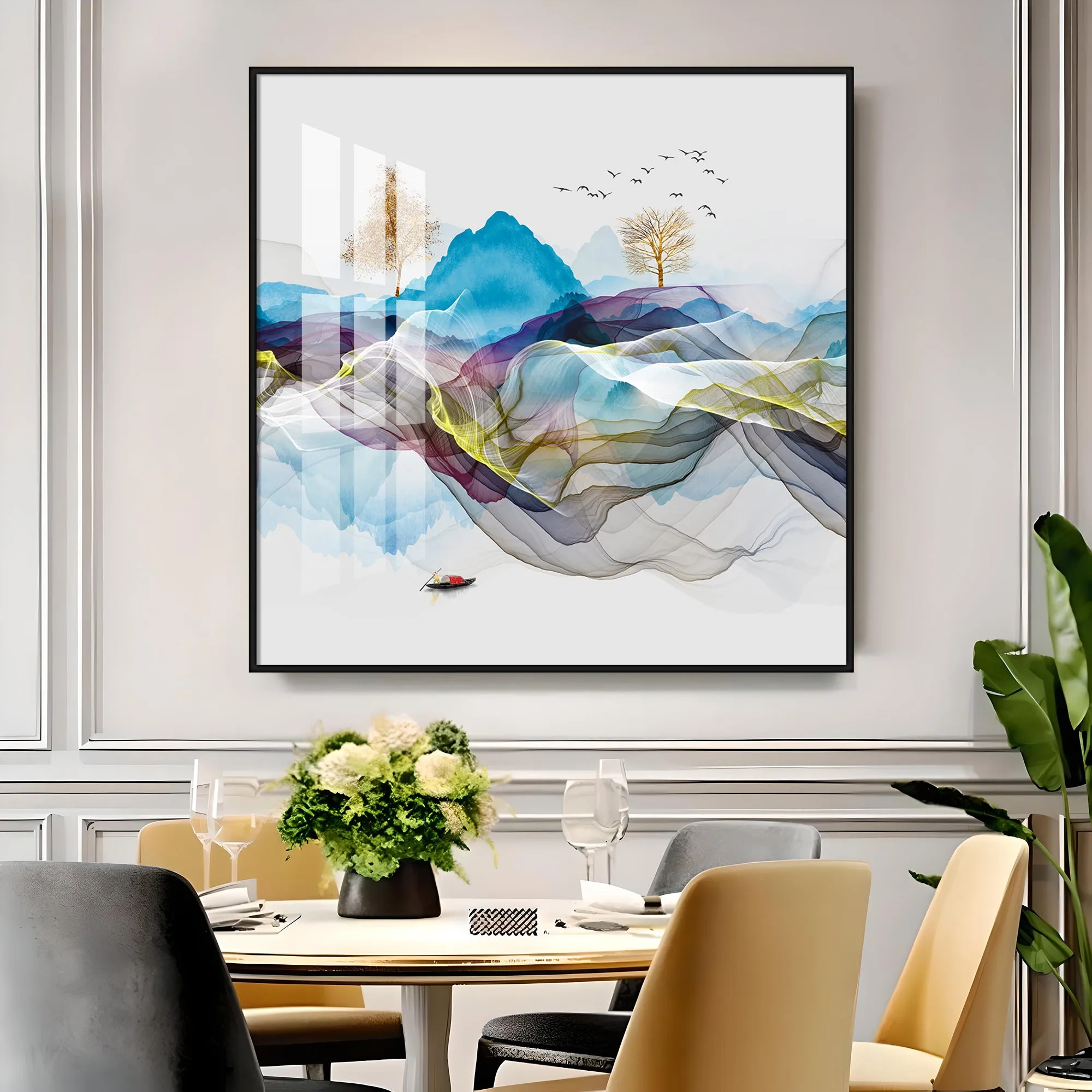 Early Morning Vibe Premium Acrylic Square Wall Art