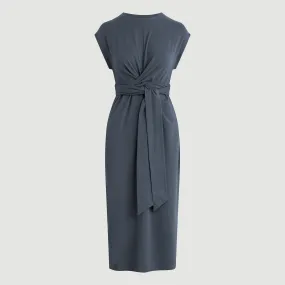 Fei Tie-Front Organic Cotton Dress (Petite)