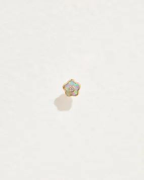 Flower Diamond Stud