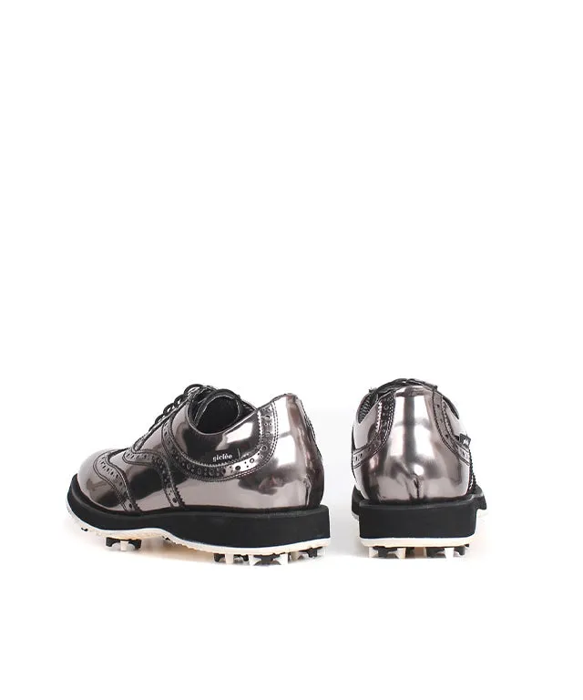 Giclee Unisex No.21 Premium Leather Golf Shoes - Mercury