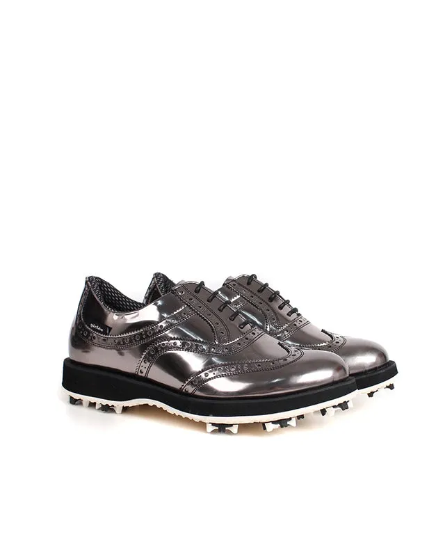 Giclee Unisex No.21 Premium Leather Golf Shoes - Mercury