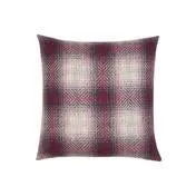 Harper Check Dusky Rose Cushion
