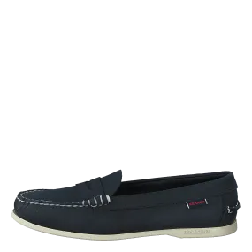 Jacqueline Loafer Penny Crazy Blue Navy