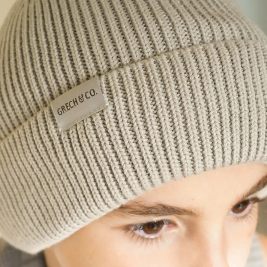 Knit Beanie - Fog