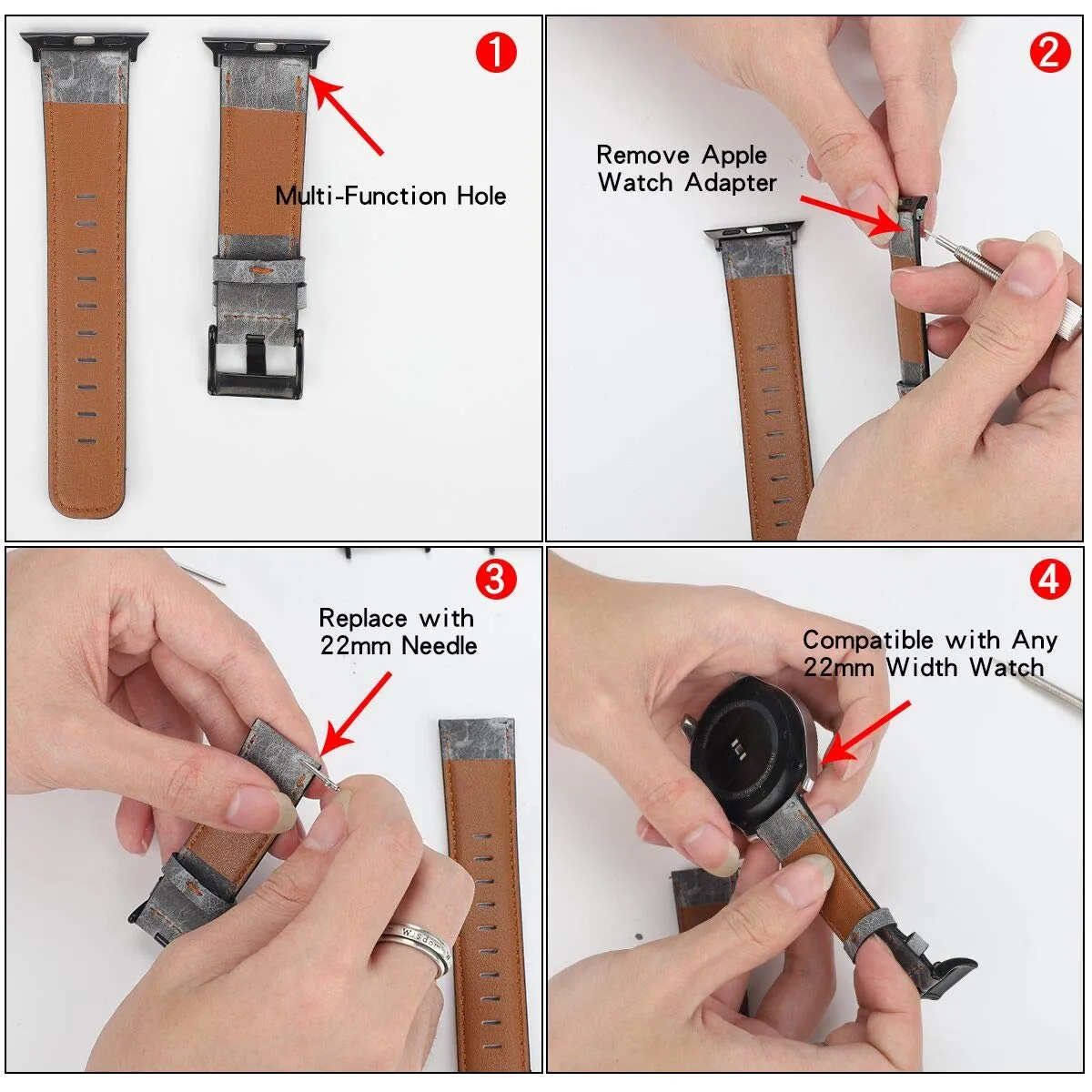 Leather Vintage Strap for iWatch