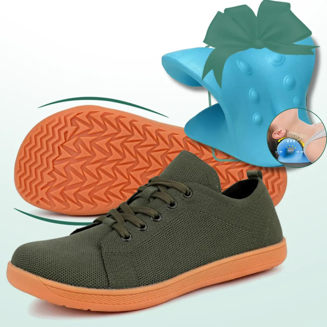 Lorry Vamp Barfuschuhe Knit Dunkle - Schuh für Schuh und Nackenruh