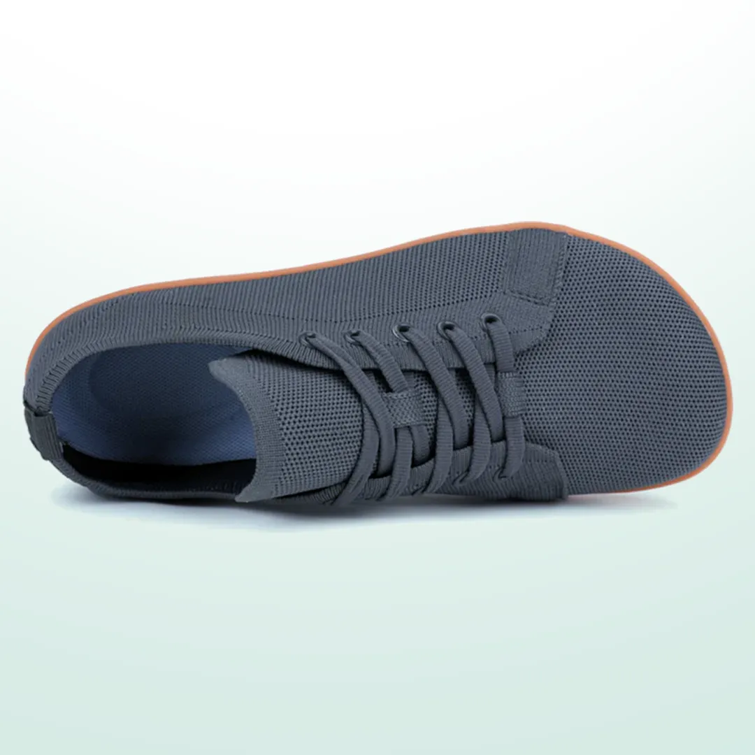 Lorry Vamp Barfuschuhe Knit Grau - Schuhfit und Nackenentspannung