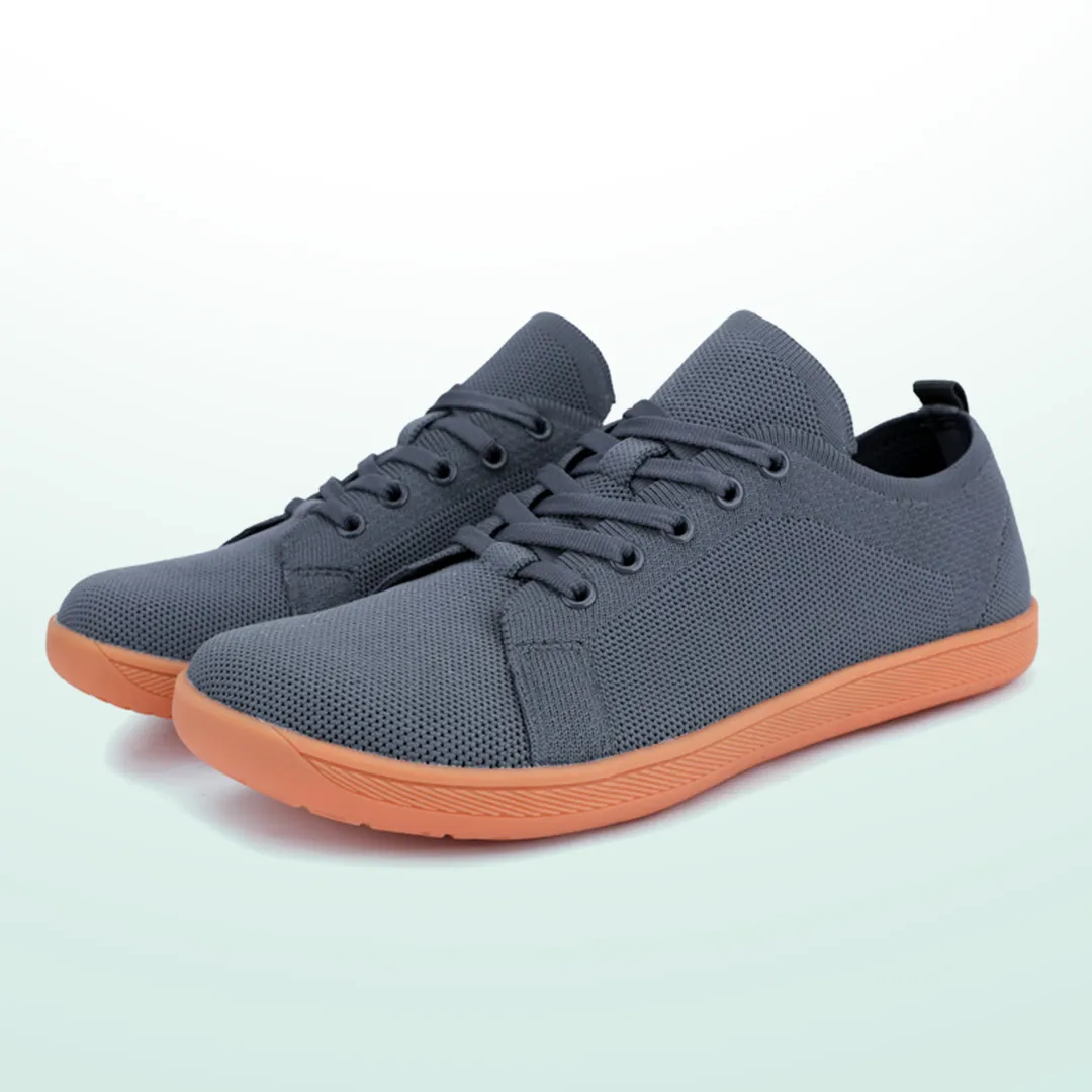 Lorry Vamp Barfuschuhe Knit Grau - Schuhfit und Nackenentspannung