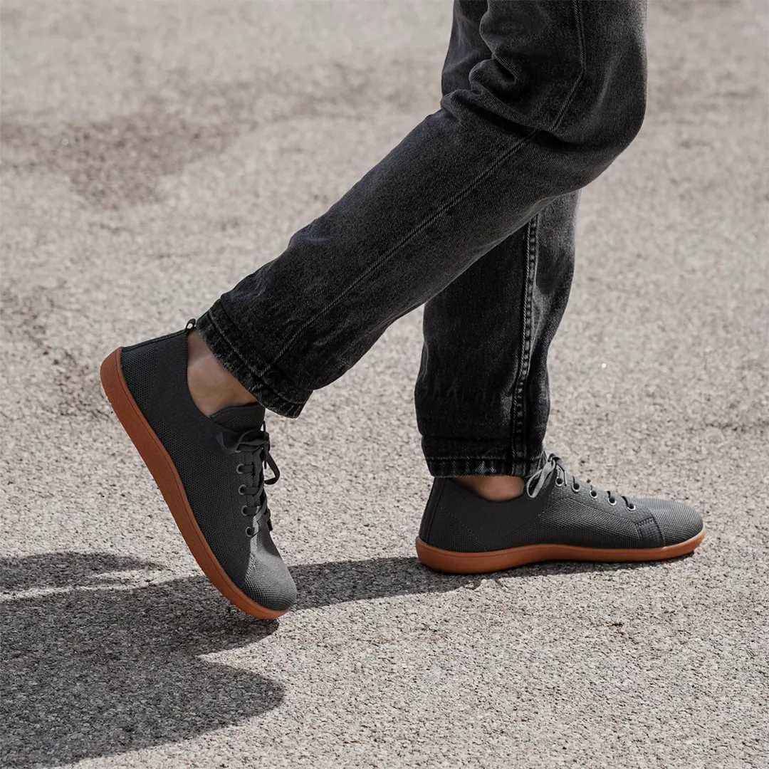 Lorry Vamp Barfuschuhe Knit Grau - Schuhfit und Nackenentspannung