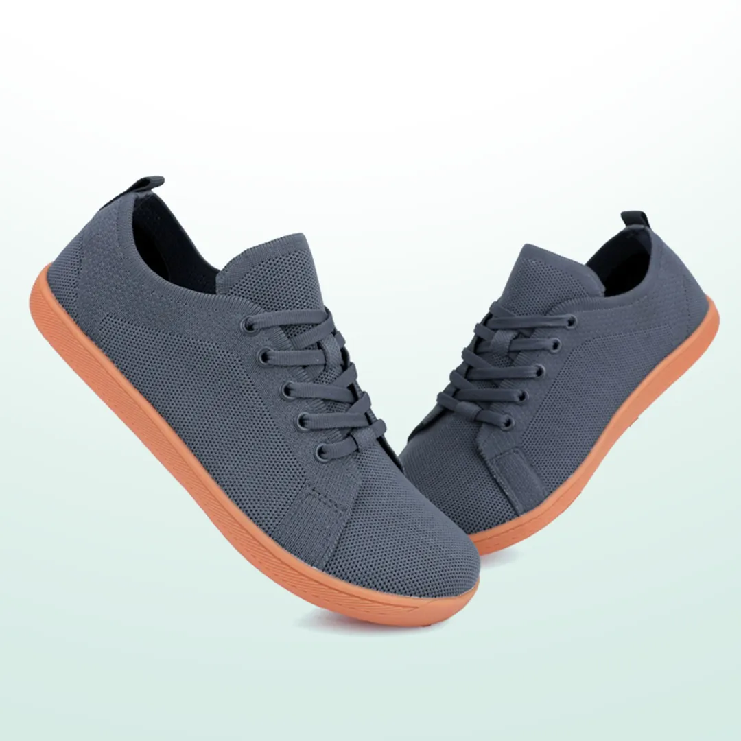 Lorry Vamp Barfuschuhe Knit Grau - Schuhfit und Nackenentspannung