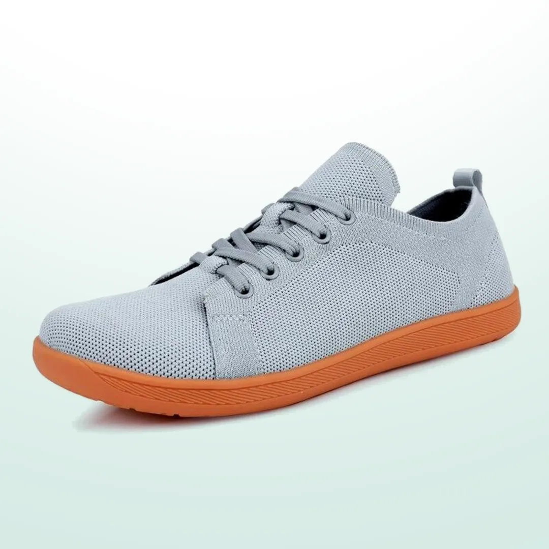 Lorry Vamp Barfuschuhe Knit Hellgrau - Schuhspa und Nackenfreude
