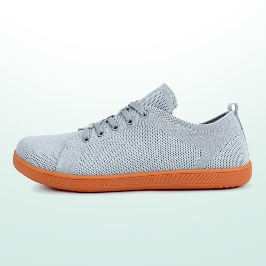 Lorry Vamp Barfuschuhe Knit Hellgrau - Schuhspa und Nackenfreude